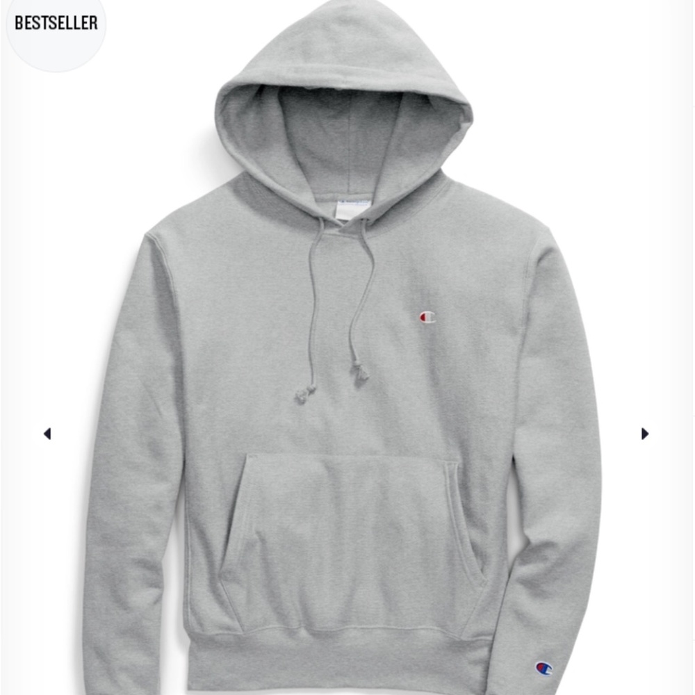 REVERSE WEAVE HOODIE, C LOGO CHAMPION MENS HOODIE